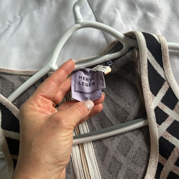 Herve Leger rare Eva anthracomb dress - Picture 13 of 16